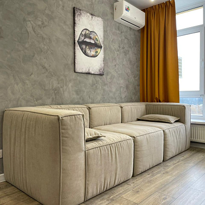 Бескаркасные модульные диваны в современном стиле. Отзыв с фото и рейтингом 5 звезд.